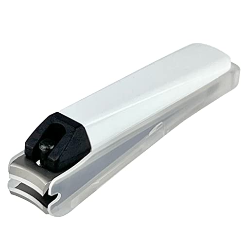 KAI Nail Clippers Type 001S - Stainless Steel Fingernail & Toenail Clipper with Catcher & File - Made in Japan
