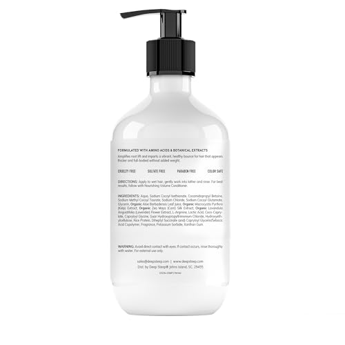 Deep Steep Nourishing Volume Shampoo 17 oz - Sulfate-Free Vegan Formula