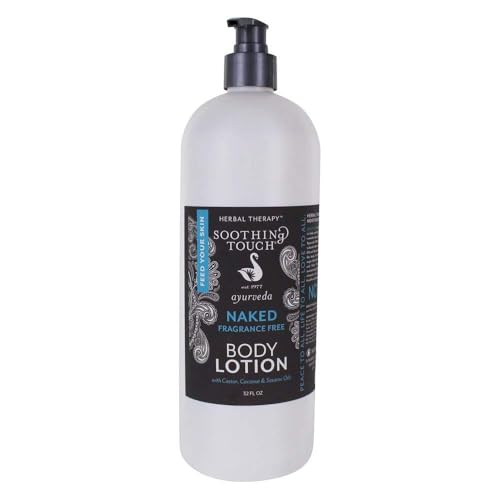 Soothing Touch Naked Fragrance-Free Body Lotion - Natural Ayurvedic 32 oz