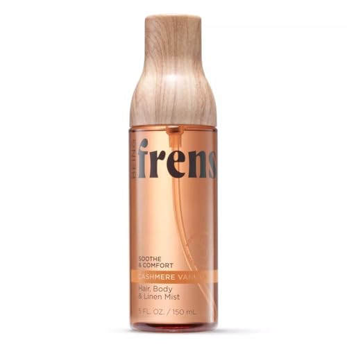 Being Frenshe Hair, Body and Linen Mist, Essential Oil Spray for Women, Cashmere Vanilla, 5 Fl oz (Pack of 1).