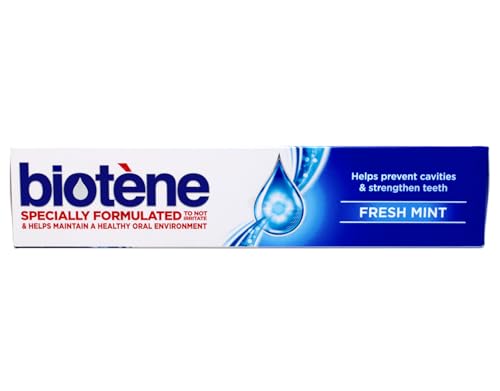 Biotene Fluoride Toothpaste for Dry Mouth - Fresh Mint, 4.3oz Pack of 2