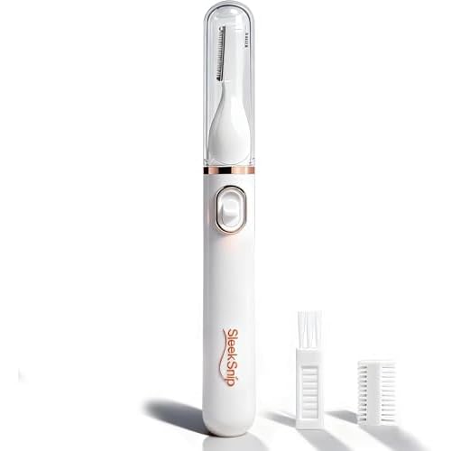 2026 Eyebrow Trimmer Facial Shaver for Women - Painless Facial Hair Remover, Mini Personal Grooming Tool with Combs