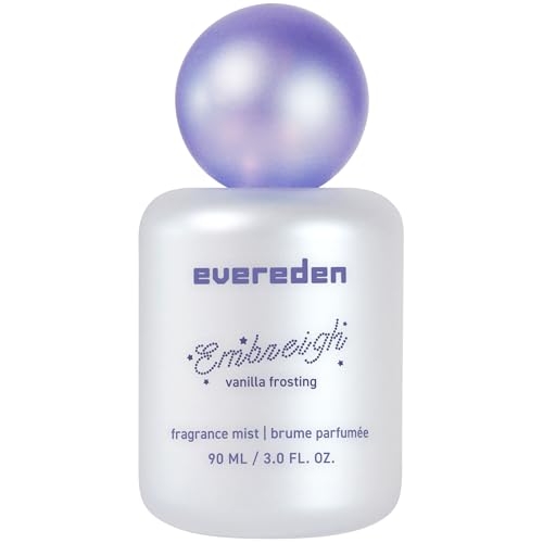 Evereden x Embreigh Hair and Body Fragrance Mist | Vanilla Frosting Limited Edition | Kids Perfume for Girls | Hair and Body Mist for Teens | Long Lasting Perfume for Teen Girls | 3 fl.oz.