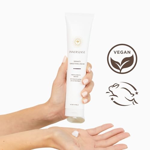 INNERSENSE Serenity Smoothing Cream 2oz (Pack of 2) - Frizz Control & Hydration