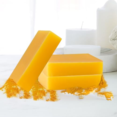 Natural Lemon Turmeric Soap Bar for Face and Body - Gentle Deep Cleansing