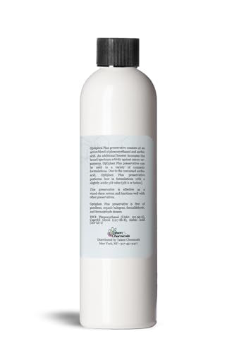 Optiphen Plus Preservative for Cosmetics and Lotions - 8oz Natural Skin Care Preservative