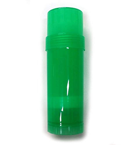 6-Pack Green Empty Deodorant Containers for Lotion Bars - 2 oz.