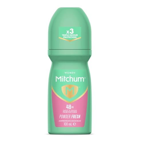 Mitchum Roll-On Anti-Perspirant Deodorant Powder Fresh, 3.38 oz