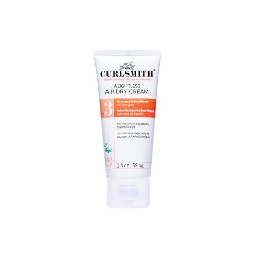 CURLSMITH Weightless Air Dry Cream – Leave In Conditioner for Curly Hair