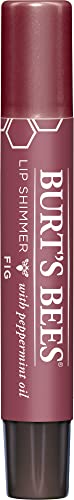 Burt's Bees Fig Lip Shimmer - Moisturizing Natural Lip Gloss with Vitamin E & Coconut Oil, Pack of 2, 0.09 oz each