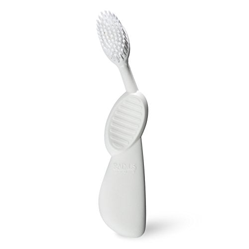 RADIUS Scuba Soft Bristle Toothbrush - Left-Handed Ergonomic Design