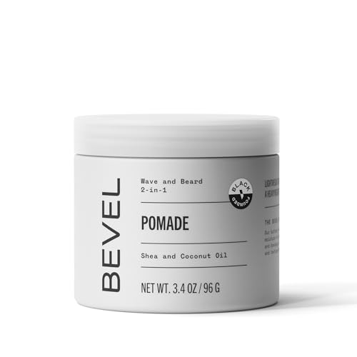 Bevel Beard Balm & Hair Pomade with Coconut Oil & Shea Butter - 3.4 Oz