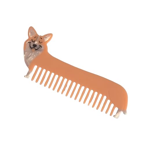 Generic Cute Corgi Animal Hair Comb for Girls - Detangles & Smooths - Variation: Corgi