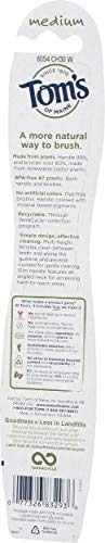 Tom's of Maine Naturally Clean Medium Toothbrush - 1 Count