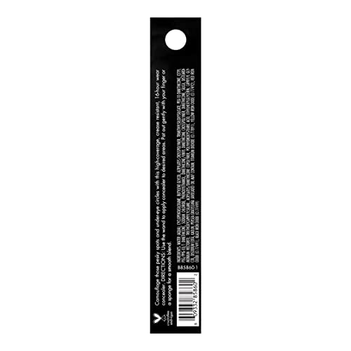 e.l.f. 16HR Camo Concealer, Full Coverage, Matte Finish Under-Eye & Blemish Corrector, Hydrating Formula, 16-Hour Crease-Resistant Wear, Light Ivory