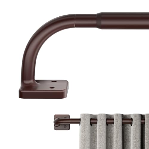 Tigpengy Adjustable Blackout Curtain Rod 28-48 Inch - Wrap Around Design