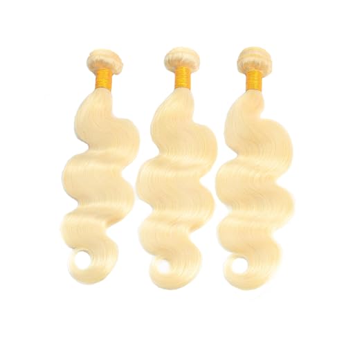 Biottihair 613 Blonde Body Wave Human Hair Bundles - Brazilian Virgin Remy