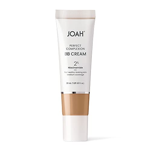 JOAH Beauty Perfect Complexion BB Cream - 1 Ounce (Pack of 2) with Hyaluronic Acid & Niacinamide