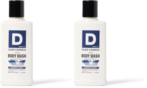 Duke Cannon THICK Body Wash for Men - Midnight Swim Scent, 3 oz