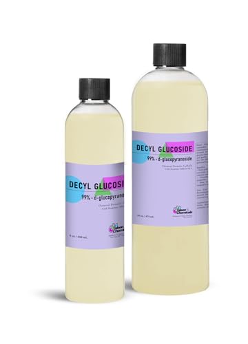 Decyl Glucoside Organic Surfactant - 12 Oz Plant-Based Cleansing Agent