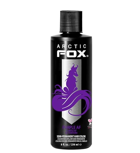 Arctic Fox Purple AF Semi-Permanent Hair Dye - 8 Fl Oz, Vegan