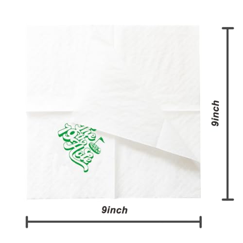 SharkBliss The 19th Hole Golf Cocktail Napkins - 50 Pack, 5x5"