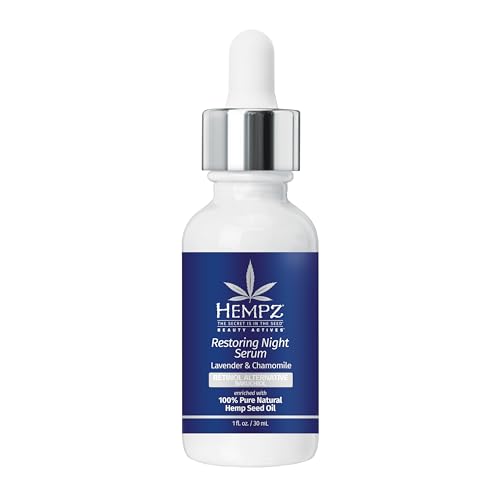 Hempz Lavender & Chamomile Facial Serum 1oz. - Anti-Aging & Hydrating
