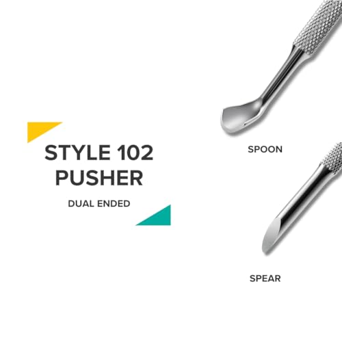 Rui Smiths Dual Ended Stainless Steel Cuticle Pusher - Model 102