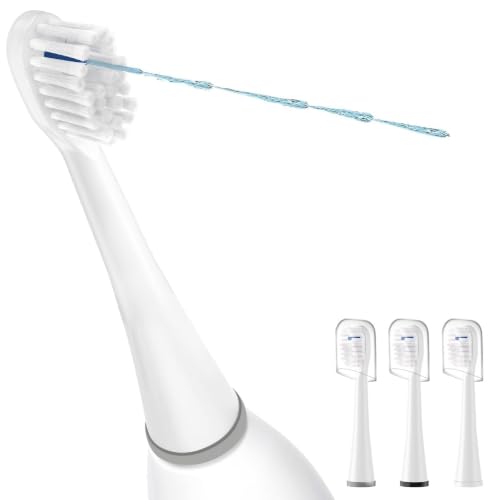 Waterpik Sonic Fusion Replacement Heads 3-Pack - Soft Dupont bristles, SF-01 to SF-04 - White, 1 Count (Pack of 3)