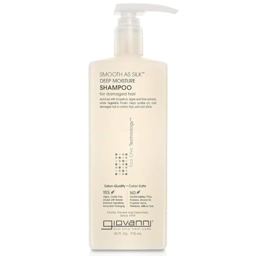 Giovanni Lemongrass Deep Moisture Shampoo 24 Fl Oz - Silky, Hydrating Hair Care