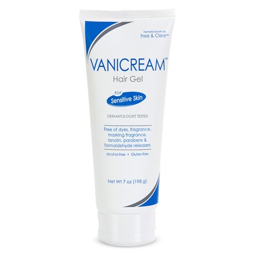 Vanicream Hair Gel for Sensitive Skin, 7 Oz - Firm Hold & Non-Greasy Finish