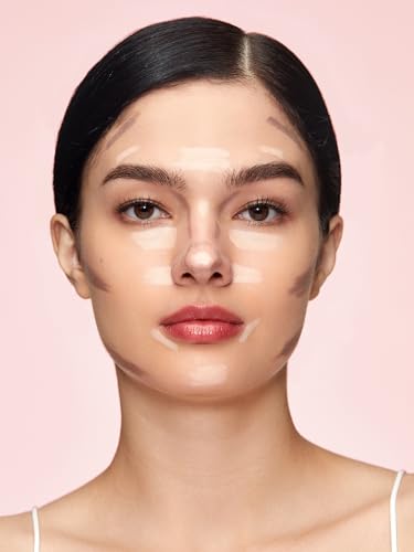 SHEGLAM Fine Line 2-in-1 Nose Contour & Highlight Pen Umber - Waterproof Cream Bronzer & Highlighter Stick