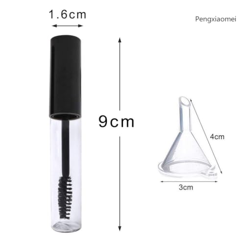 3 Pack Empty Mascara, Eyeliner & Lip Gloss Tubes - 10ml