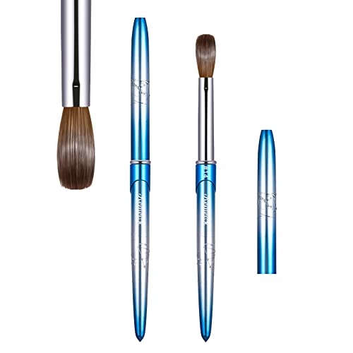 KEMEISI Blue Gradient Size 14 Acrylic Nail Brush for Professional & DIY Nail Art