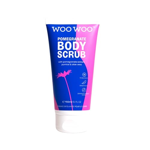 Natural Pomegranate Body Scrub – Exfoliating Vegan Formula for Smooth Skin