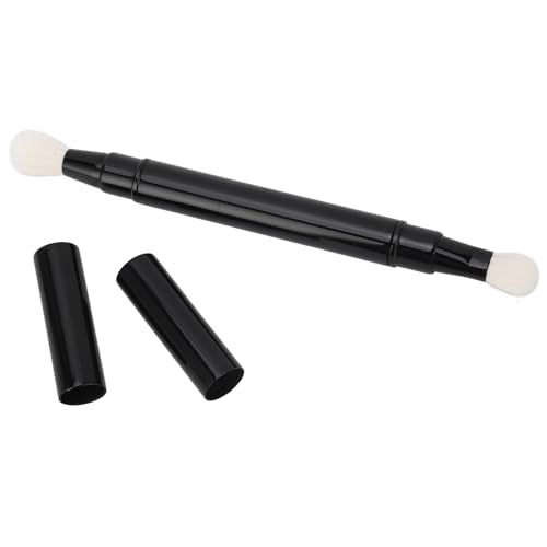 Dual Ended Eyeshadow Brush with Cap - Travel-Friendly Blending Tool