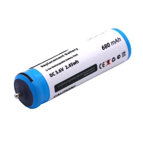 Replacement Battery for ES Series Shavers - 680mAh, 3.7V