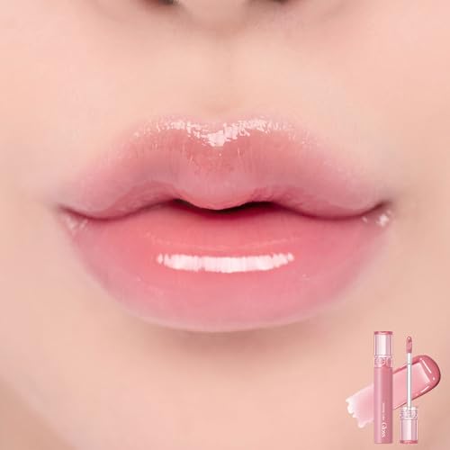 rom&nd Glasting Color Gloss | Plumping Lip Oil in Peony Ballet