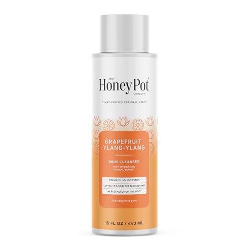 The Honey Pot Company - Body Wash for Women Grapefruit Ylang