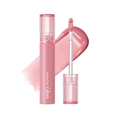 rom&nd Glasting Color Gloss | Plumping Lip Oil in Peony Ballet