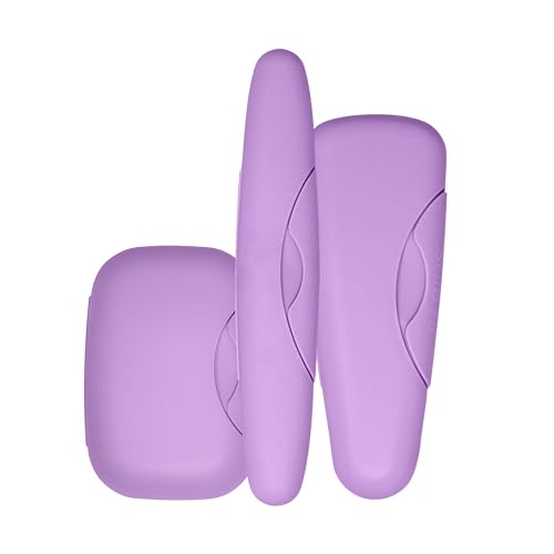 RADIUS Lavender Travel Case Set - 3 BPA-Free Cases for Toiletries
