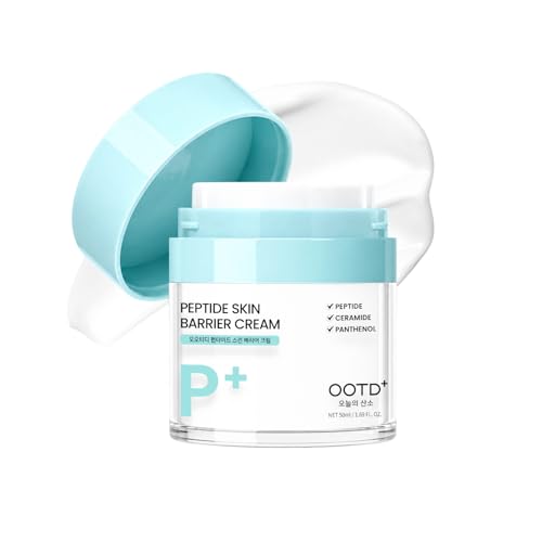 #OOTD Peptide Skin Barrier Face Moisturizer - Hydrating Korean Skincare for Sensitive & Dry Skin, 1.69 fl oz