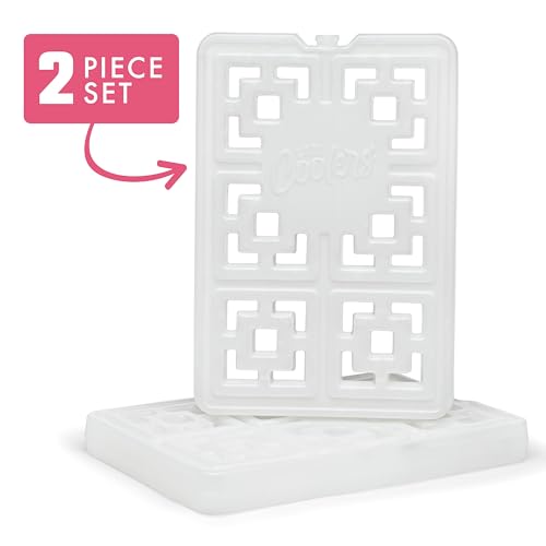 Fit & Fresh XL Reusable Ice Packs - 2 Pack for Coolers & Lunch Boxes