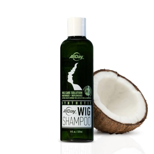 AllDay Locks Synthetic Wig Shampoo with Conditioner & Detangler - 8 Oz