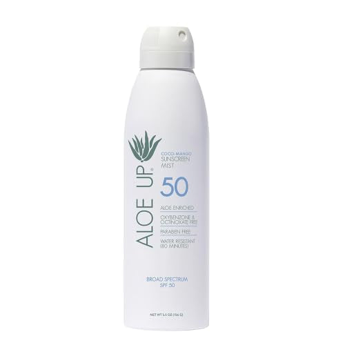 Aloe Up White Collection SPF 50 Sunscreen Spray 5.5 oz - Spa Collection