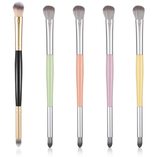 5-Piece Dual-Ended Eyeshadow Brush Set for Blending & Smudging