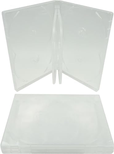 Clear 8 Disc DVD Case with Wrap-Around Sleeve - 22mm Thick