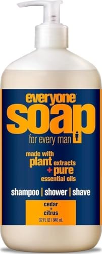 Everyone 3-in-1 Soap, Body Wash, Shampoo & Bubble Bath - Cedar Citrus, 32 Oz