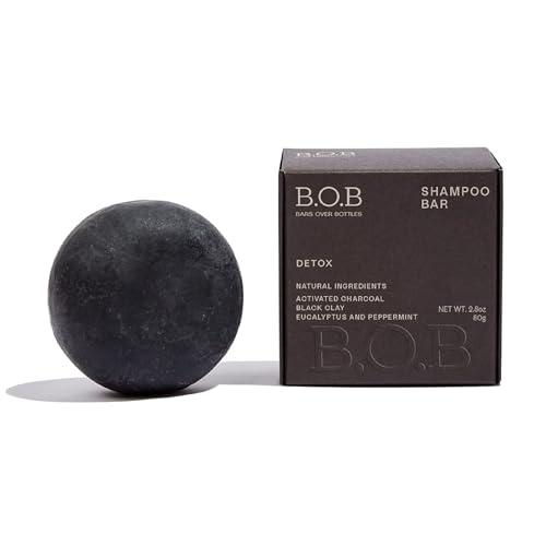 Detox Solid Shampoo Bar - Unscented Vegan Hair Cleanser