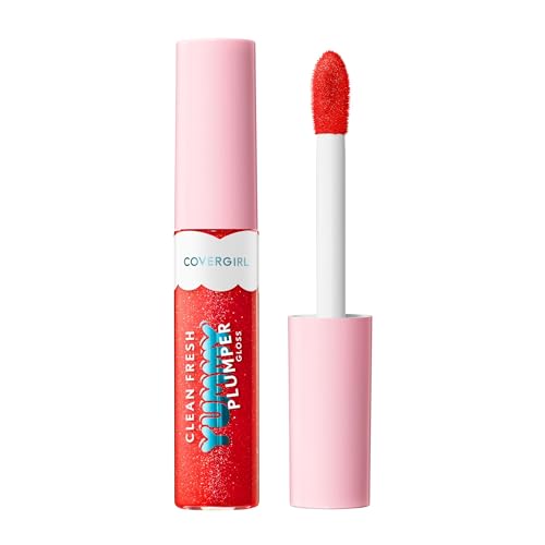 CoverGirl Clean Fresh Yummy Plumper Lip Gloss - 880 Merry Kissmass, Vegan
